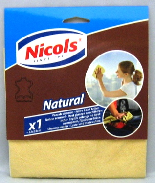 peau de chamois natural nicols 52x35cm